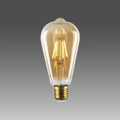 Ampoule LED A+ Claritas edison jaune chaud
