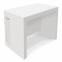 Table console extensible Chay Blanc laqué