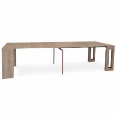 Table console extensible Chay Chêne clair