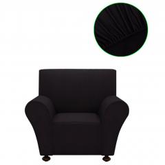 Housse de fauteuil extensible Wendy Tissu Noir