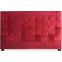 Tête de lit Luxor 180cm Velours Rouge