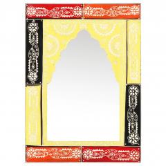 Miroir rectangulaire peint à la main Coloriental 40x55cm Bois Multicolore
