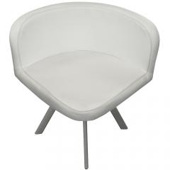 Table et chaises Mosaic 90 Blanc