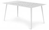Table magnétique rectangulaire 150x90cm Bipolart Métal Blanc avec 4 Sets de table Dessin