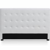 Tête de lit avec port USB Luxor 180cm Simili Blanc