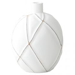 Vase Parfort 25cm Résine Blanc